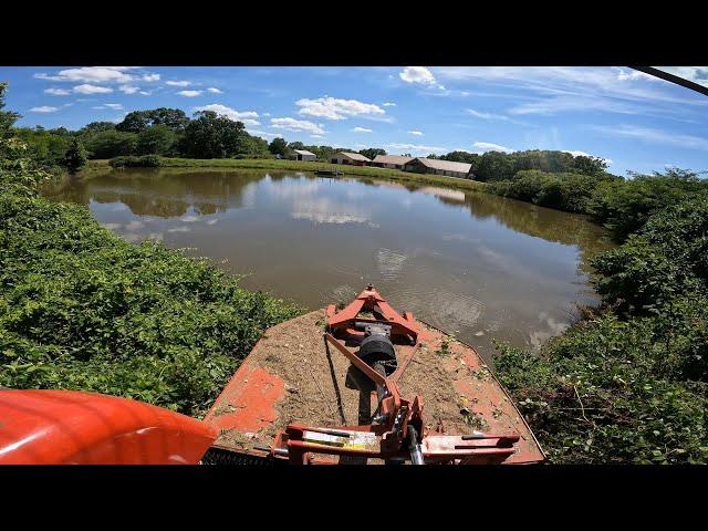 FINALLY! Bush Hogging at Missouri 575 acre farm!