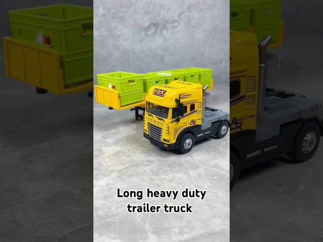 Tractor trailer truck dumper truck garbage truck #diecast #truck #shorts