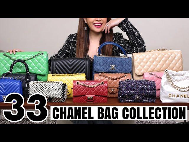 MY CHANEL BAG COLLECTION - 33 Bags + NEW CLASSIC FLAP UNBOXING!