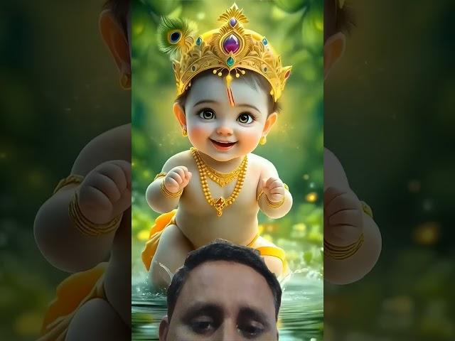 yashoda ka nandlala #little #love #cutebaby #baby#cute #radheshyam#sorts#vrindavan #laddugopal#song