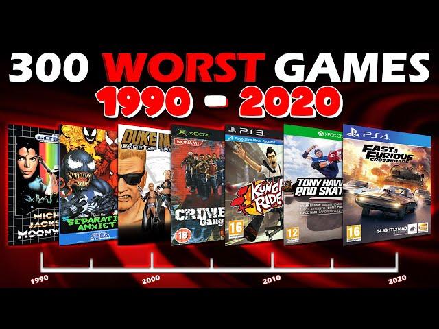 300 Worst Games Of The Year 1990 - 2020