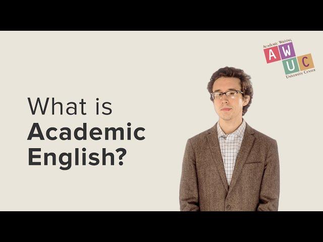 An Introduction to Academic Writing