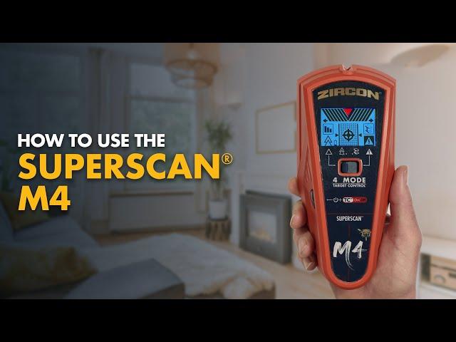 Zircon SuperScan M4 Advanced Stud Finder