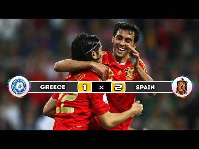 Spain  ×  Greece | 2 × 1 | HIGHLIGHTS | All Goals | Euro 2008