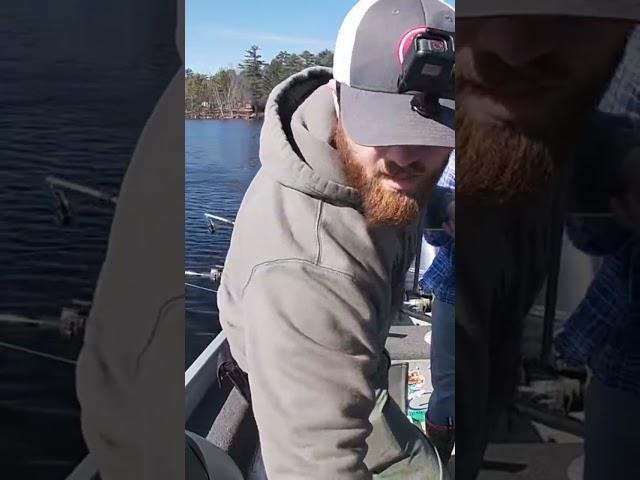 The fastest I’ll ever move  #shorts #maine #fishing #trout