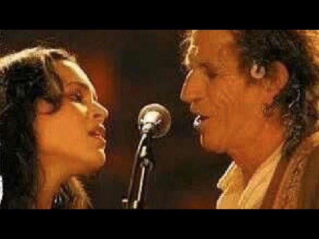 Love Hurts  KEITH RICHARDS & NORAH JONES (with lyrics)  [live]