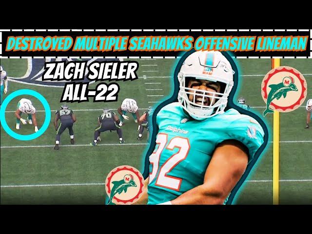 Film Breakdown: Zach Sieler puts up ELITE Performance vs the Seahawks