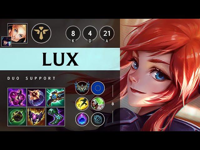 Lux Support vs Nami: Rampage - EUW Challenger Patch 14.24