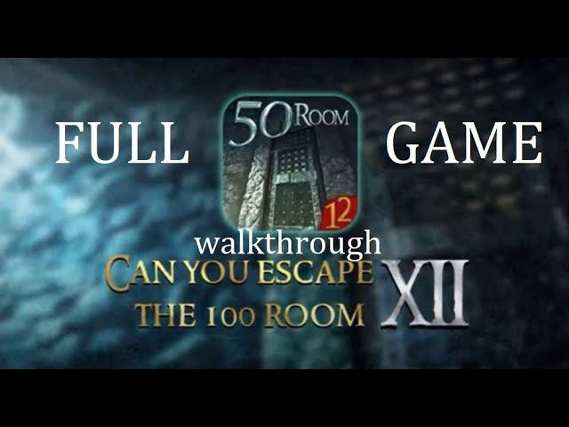 Can You Escape The 100 Room  XII  12  walkthrough FULL.