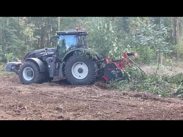 valtra s394 mit forstmulcher ahwi,prinoth