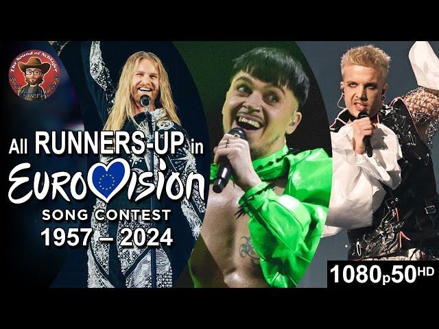 All Runners-Up  in Eurovision Song Contest (1957-2024)