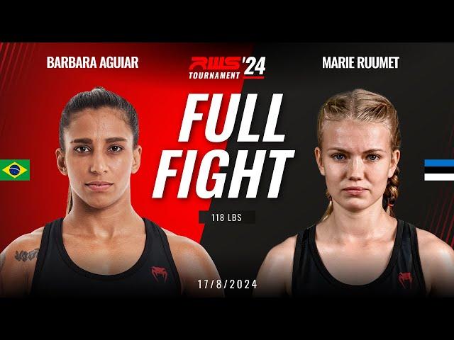 Full Fight l Barbara Aguiar vs Marie Ruumet I RWS