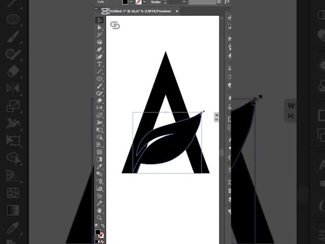 A+ Logo Design - Illustrator Logo Design Tutorial  #logodesign #A+ #tending #illustrator