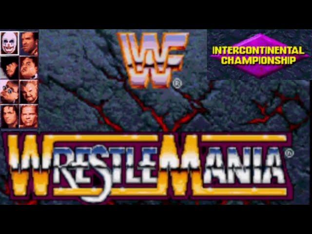 WWF WrestleMania the Arcade Whole Roster Through The IC Title Mode Last Match Was Intense