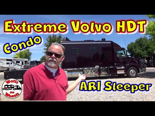  Extreme Volvo HDT // RV Hauler // ARI Sleeper //  HDT Condo