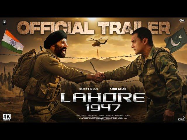 Lahore 1947 - Official Trailer | Sunny Deol | Amir Khan | Shilpa Shetty | Lahore 1947 Movie Trailer