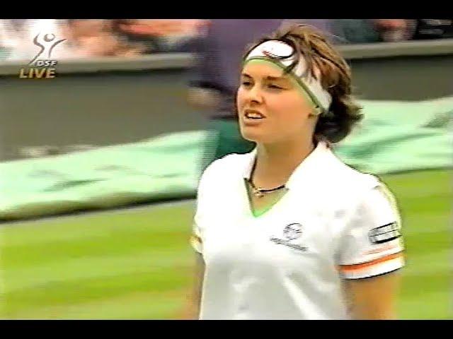 Martina Hingis vs. Denisa Chladkova Wimbledon 1997 QF