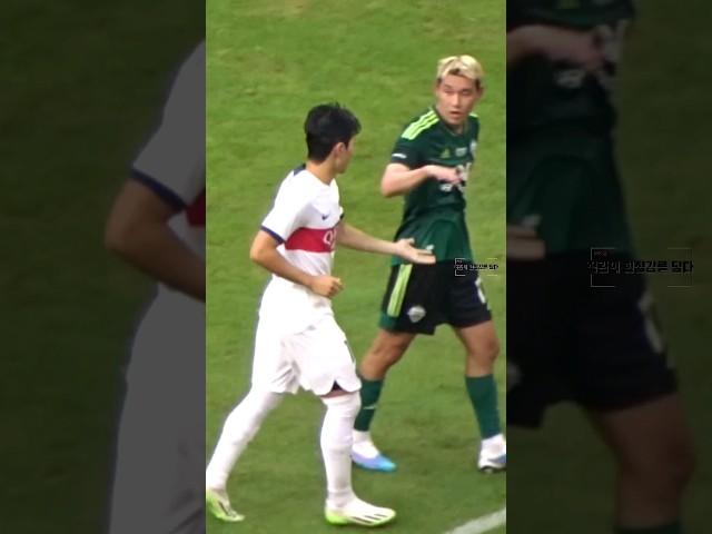 이강인 교체IN. 송민규와 하이파이브