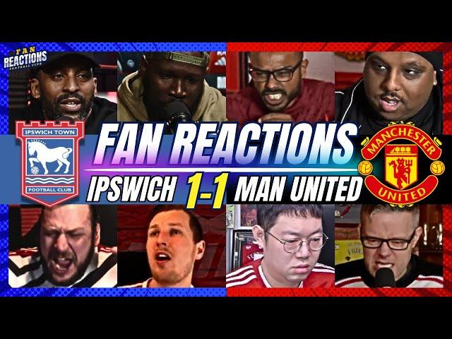 MAN UNITED FANS DISGUSTEDREACTION TO IPSWICH 1-1 MAN UNITED | 24/25 PREMIER LEAGUE