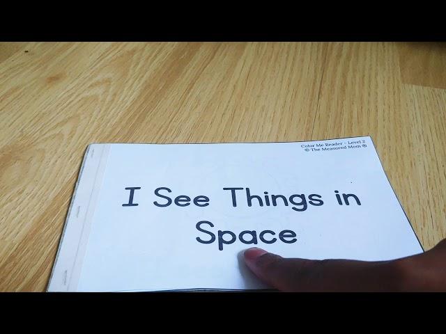 Kangaroos: Reading: Space Sight Word Book