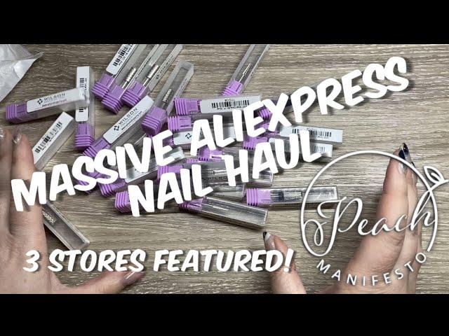 Massive AliExpress Nail Haul ! 3 stores 4 parcels !