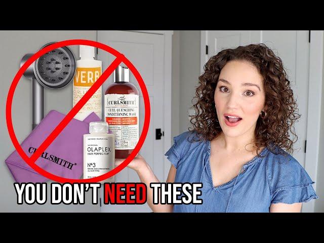 Deinfluencing Curly Hair - Things you don't need