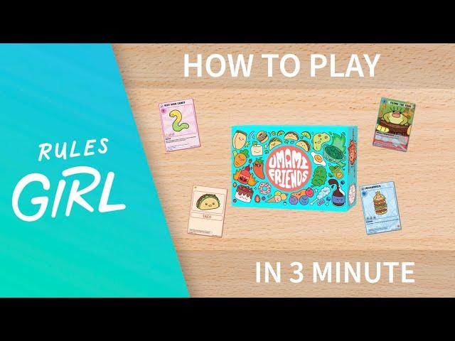 How to Play Umami Friends in 3 Minutes - Rules Girl