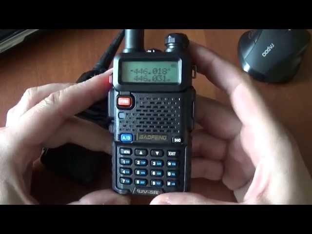 Как просканировать субтоны CTCSS/DCS Baofeng UV-5R