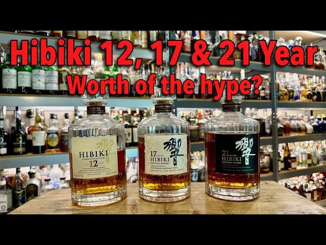 Hibiki 12, 17, & 21 Japanese Whiskies Reviewed