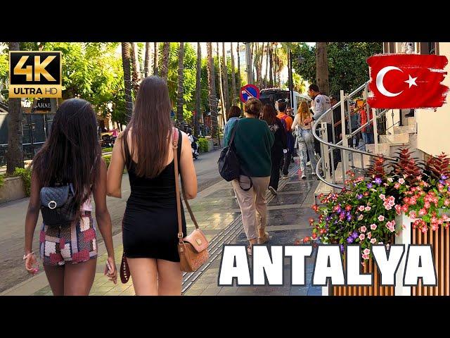 ANTALYA TURKEY 2023 CITY CENTER | WALKING TOUR | 4K UHD 60FPS