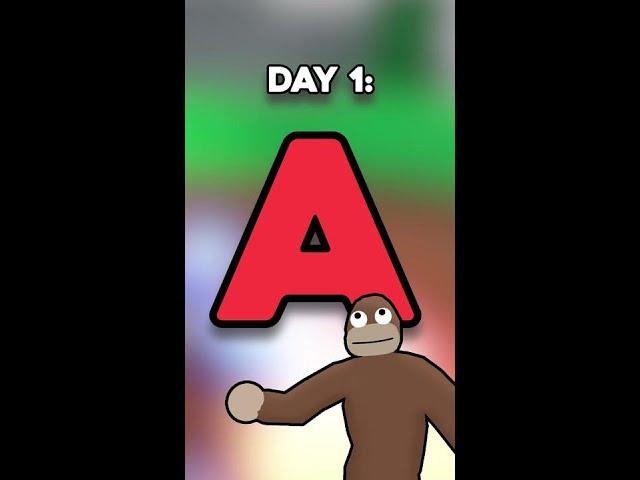 Making a Game for Every Letter of The Alphabet! - Day A #shorts #gamedev #barji