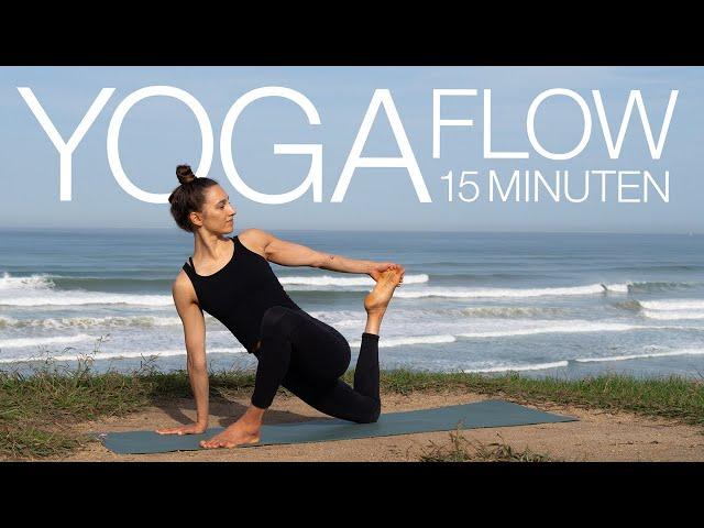 15 Min Yoga Routine | sanft fließender Vinyasa Yoga Flow für jeden Tag