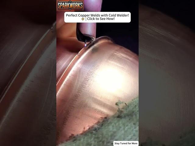 Perfect Copper Welds with Cold Welding? YES!  (No Heat, No Hassle!)#coldwelding #tigwelding