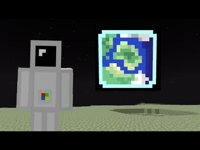 I went to the MOON in Minecraft!