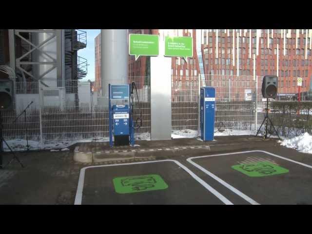 E-Auto Schnell-Ladestation Vattenfall Hafencity