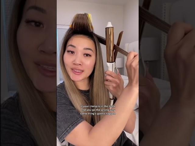 HOW TO: Use a clamp curling iron the correct way!