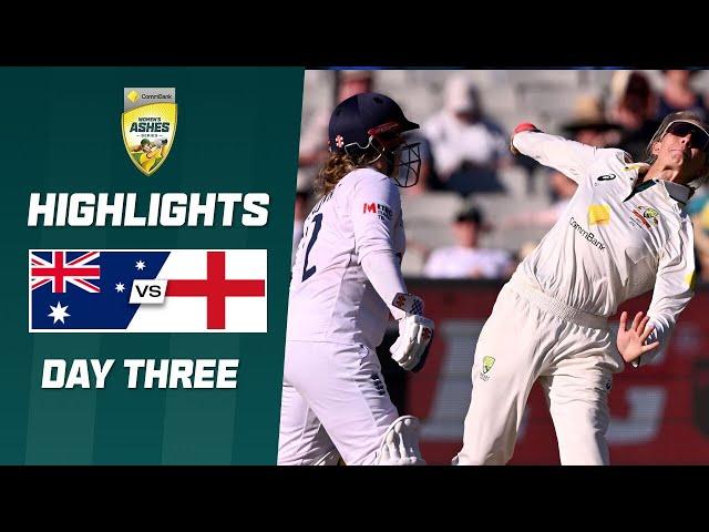 Australia v England 2024-25 | Only Test | Day Three