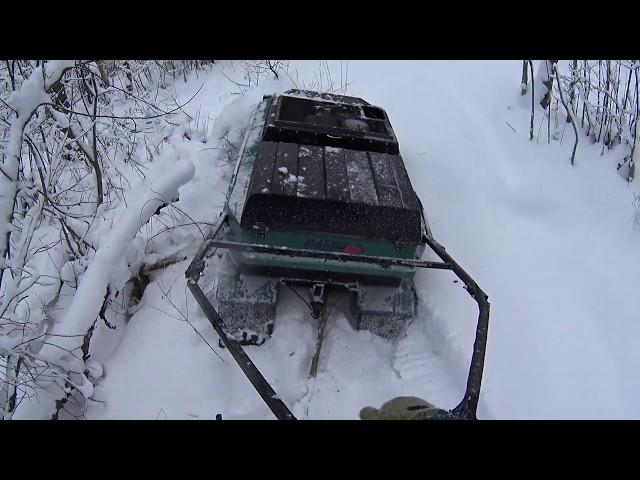 Коп по войне // К немецким опорникам, на мотособаке // search of subject of ww2.