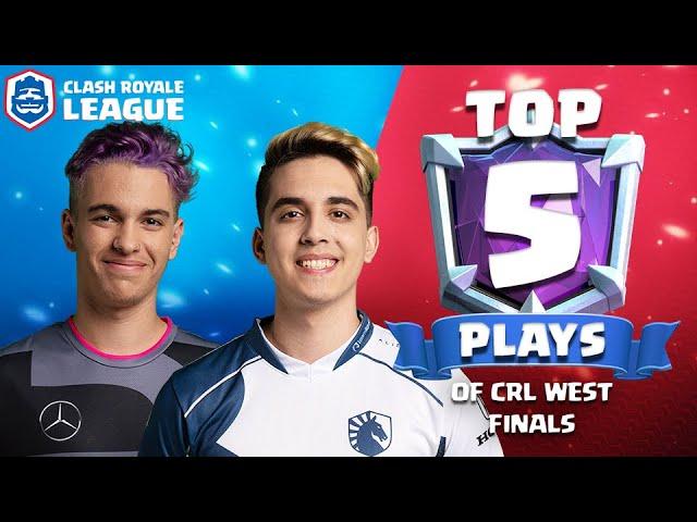 Top 5 Plays of CRL West Finals (SK Gaming & Team Liquid) | Clash Royale League