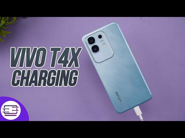 Vivo T4X Charging Test ️ 44W Flash Charger 