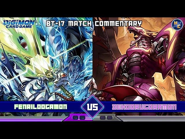 Fenriloogamon vs DexDorugoramon — BT-17 Matchplay Commentary