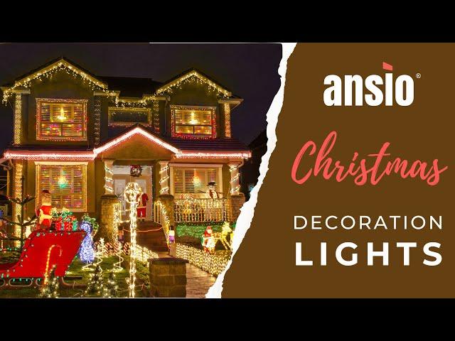 Outdoor & Indoor Christmas Decoration Lights | Ansio UK