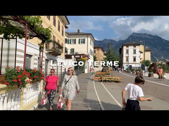 WALKING: Downtown Levico Terme, Italy