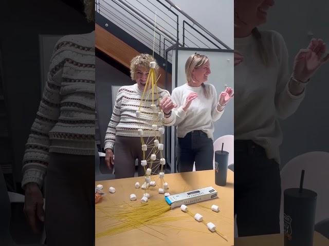 The Spaghetti Marshmallow Challenge at ID Studios