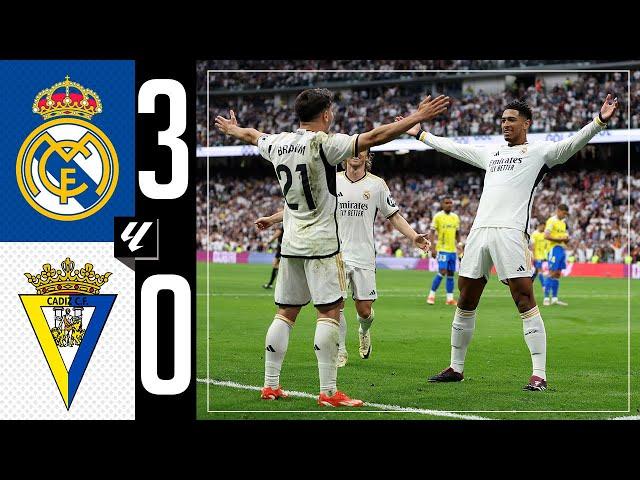 Real Madrid 3-0 Cádiz CF | HIGHLIGHTS | LaLiga 2023/24