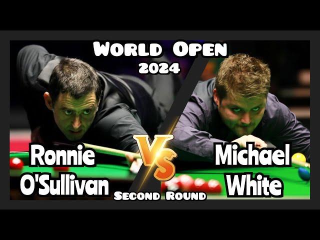 Ronnie O'Sullivan vs Michael White - World Open Snooker 2024 - Second Round Live (Full Match)