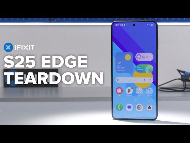 How Did Samsung Make This Phone SO Thin? Galaxy S25 Edge Teardown!