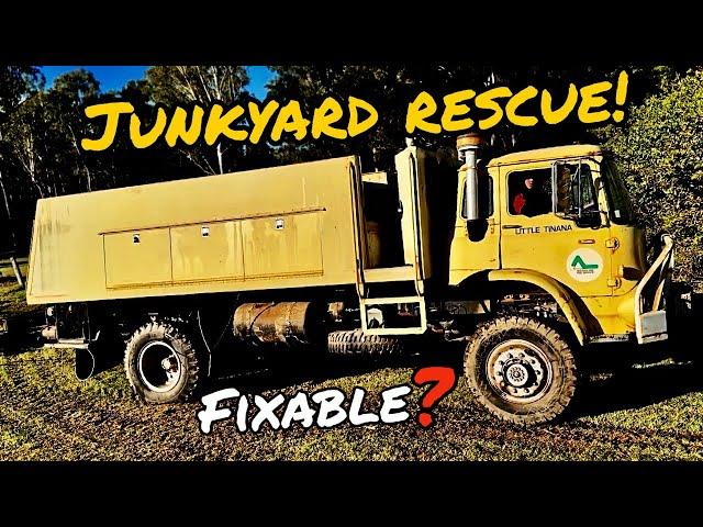 RESCUED Bedford 4x4 Army Style Fire Truck Repairs