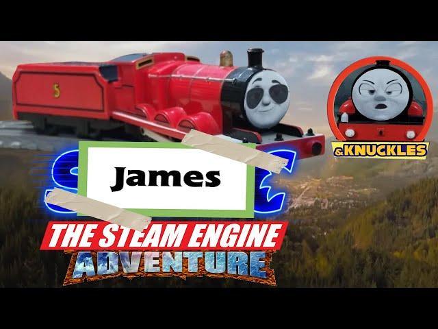 James The Steam Engine Adventure & knuckles