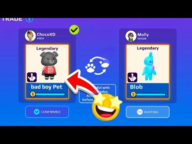  New BAD BOY pet in pet trade  ( PK XD ) || New update pet trade scam  + trick  in pet trade